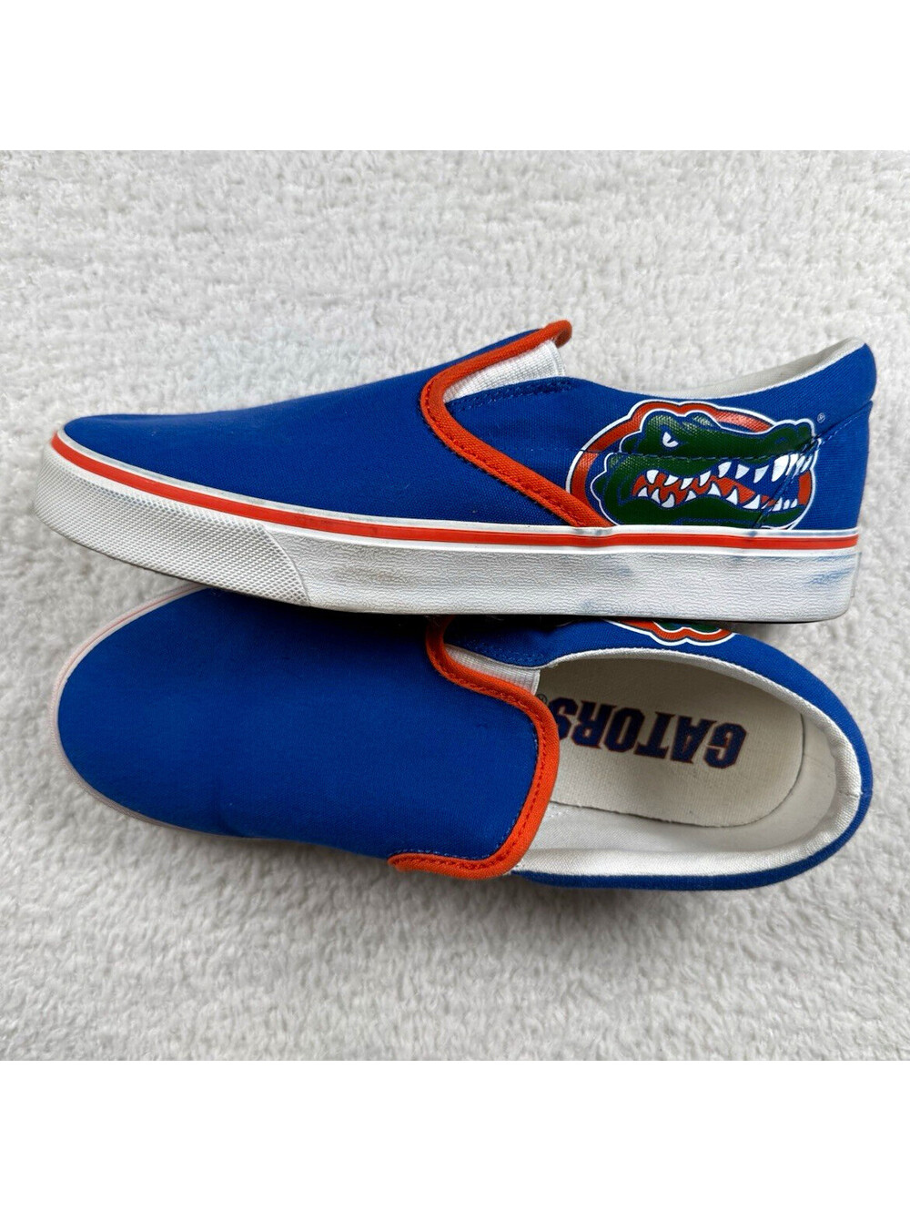 Florida Gators Womens 6.5 Shoes Row One Slip On Blue Orange NCAA Mens 5